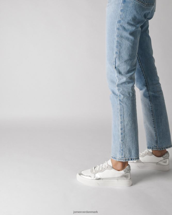 Jo Mercer canyon sneakers hvid sølv læder fodtøj H480V4230