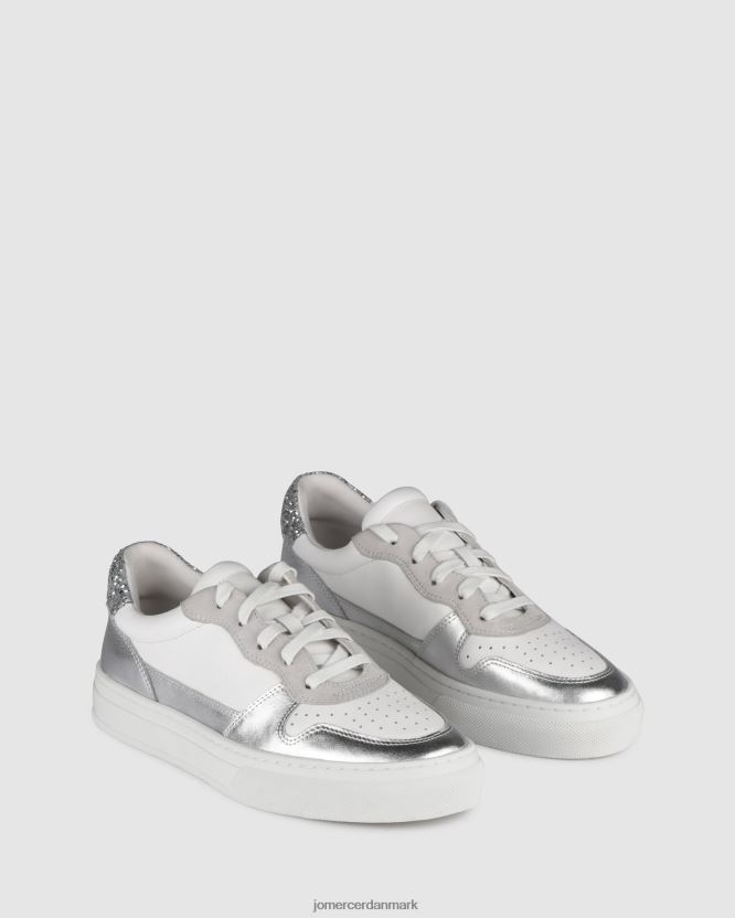 Jo Mercer canyon sneakers hvid sølv læder fodtøj H480V4230