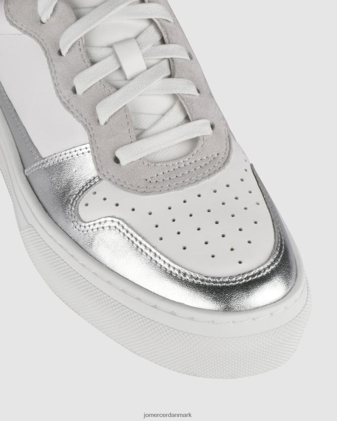 Jo Mercer canyon sneakers hvid sølv læder fodtøj H480V4230