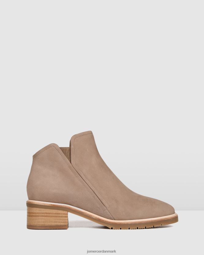 Jo Mercer artie flade ankelstøvler taupe nubuck fodtøj H480V4349