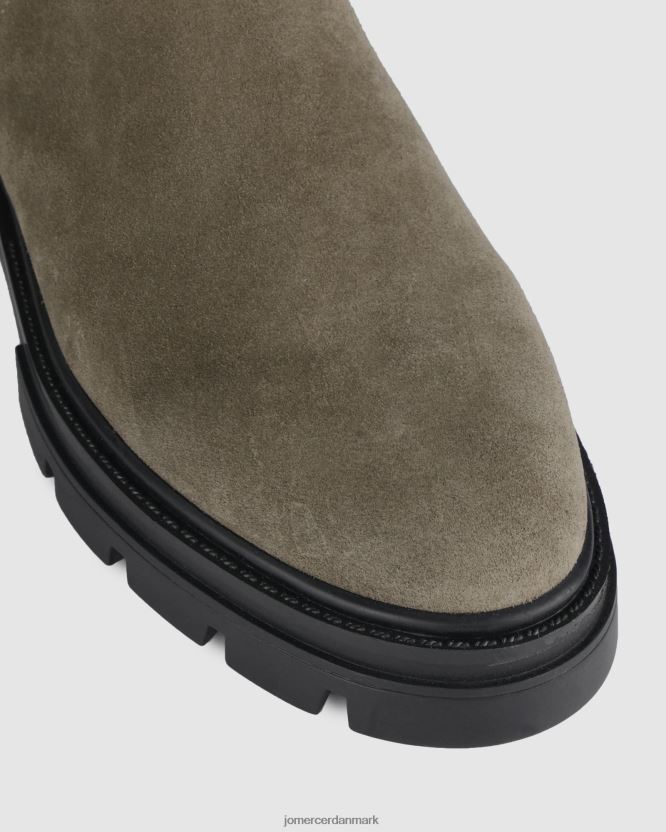 Jo Mercer braxton flade ankelstøvler kaki ruskind fodtøj H480V4297