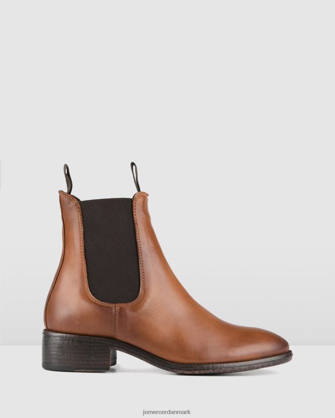 Jo Mercer cisco flade ankelstøvler brandy læder fodtøj H480V4330