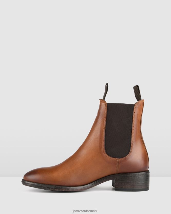 Jo Mercer cisco flade ankelstøvler brandy læder fodtøj H480V4330