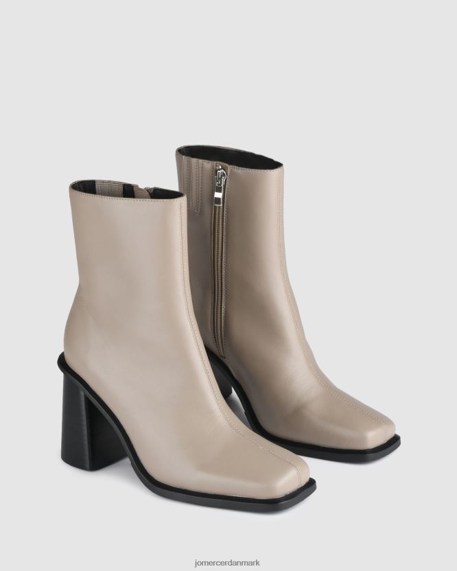 Jo Mercer konge høje ankelstøvler taupe læder fodtøj H480V4304