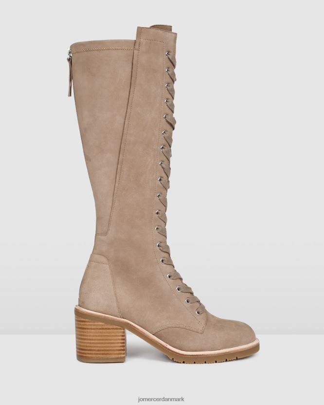 Jo Mercer agnes knæ støvle taupe nubuck fodtøj H480V4390
