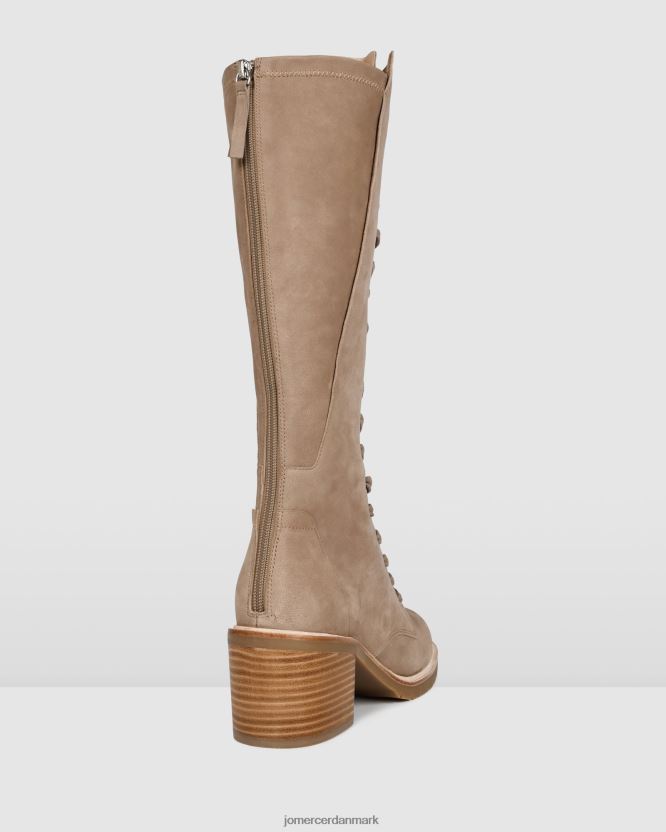 Jo Mercer agnes knæ støvle taupe nubuck fodtøj H480V4390