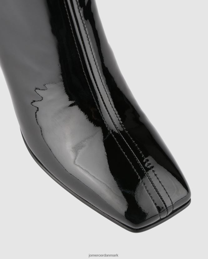 Jo Mercer nevada mid ankelstøvler sort patent fodtøj H480V4294