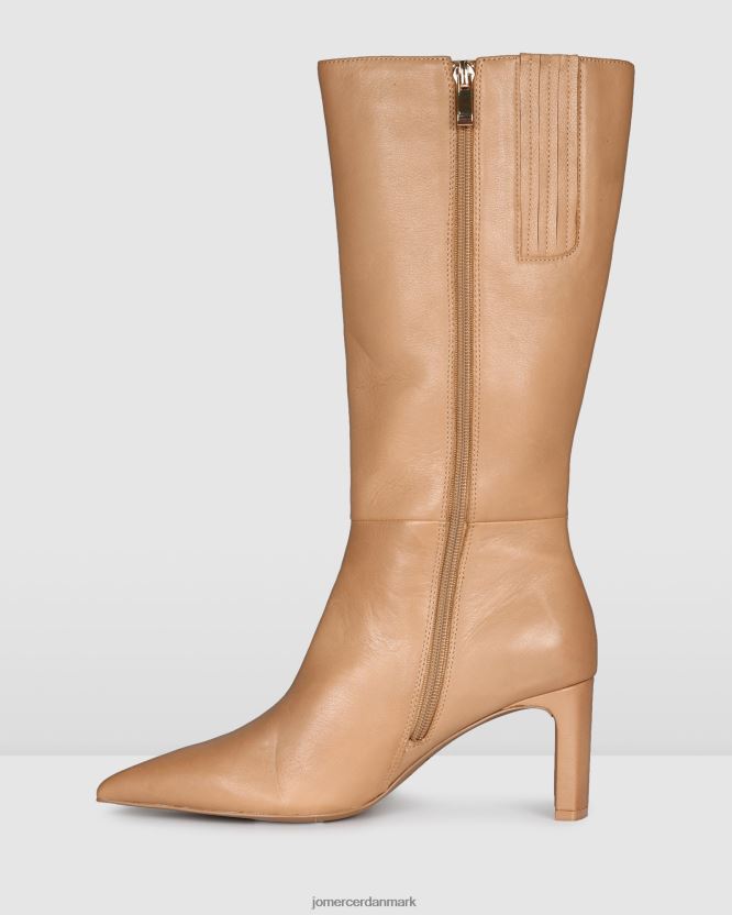 Jo Mercer nisse kalvesøvler beige læder fodtøj H480V4381