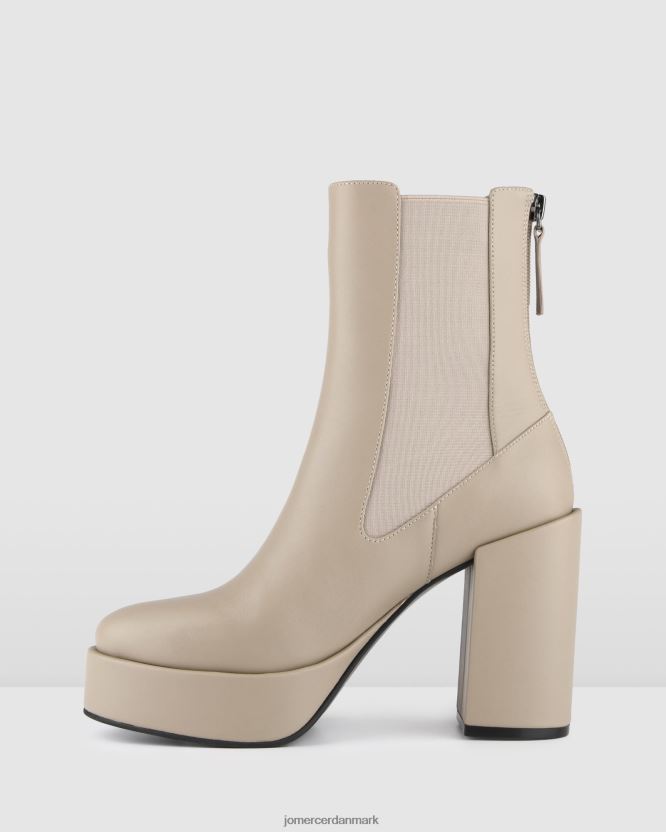 Jo Mercer emma ankelstøvler med høj platform taupe læder fodtøj H480V4147