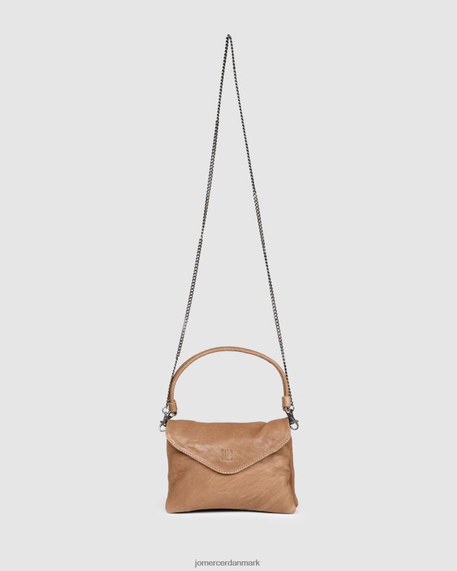 Jo Mercer biba logan konvolut cross body taske taupe læder tilbehør H480V4417