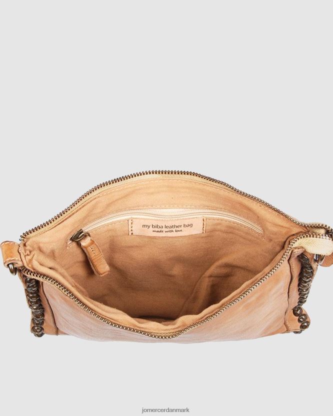 Jo Mercer biba portland cross body taske taupe læder tilbehør H480V4421