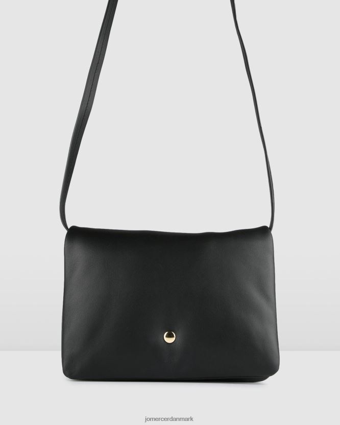Jo Mercer zephyr cross body taske sort læder tilbehør H480V4401