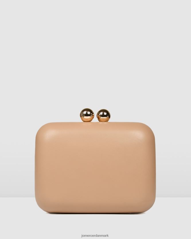 Jo Mercer zoella clutch beige læder tilbehør H480V4449