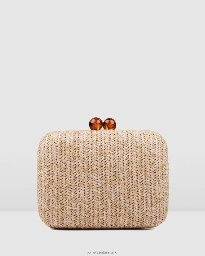 Jo Mercer zoella clutch naturlig raffia tilbehør H480V4450