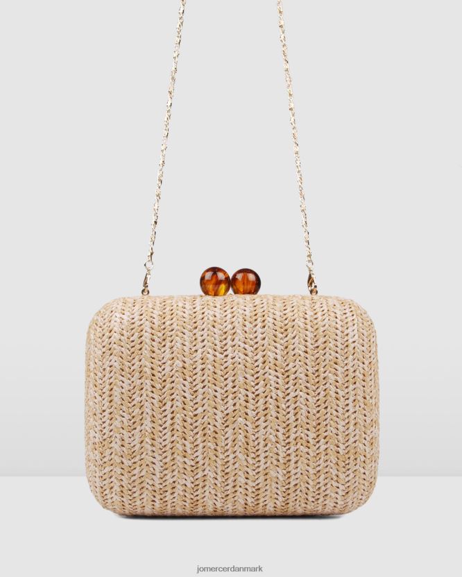 Jo Mercer zoella clutch naturlig raffia tilbehør H480V4450