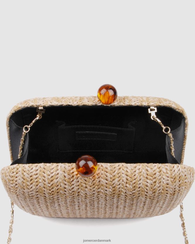 Jo Mercer zoella clutch naturlig raffia tilbehør H480V4450