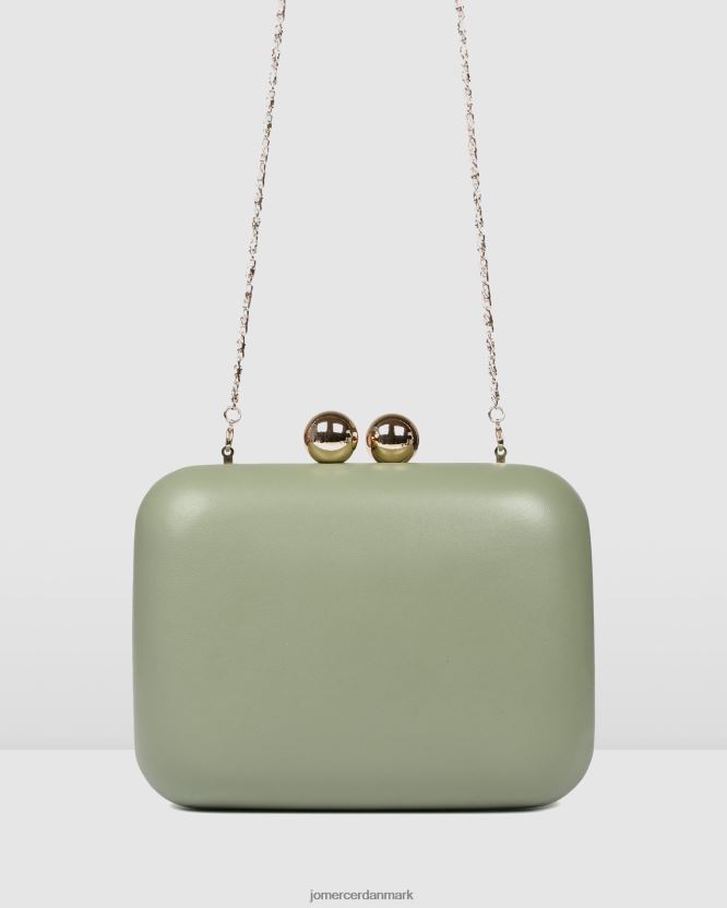 Jo Mercer zoella clutch pistaciegrønt læder tilbehør H480V4452